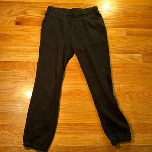 two. Slightly used black sweatpants.